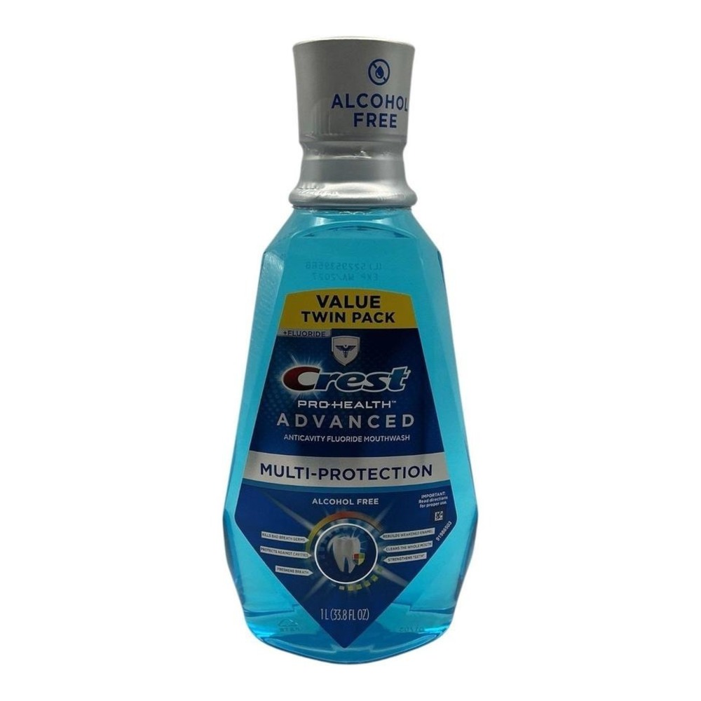 Crest Pro-Health Advanced Mouthwash (33.8 fl oz) - Alcohol Free‎ Fluoride